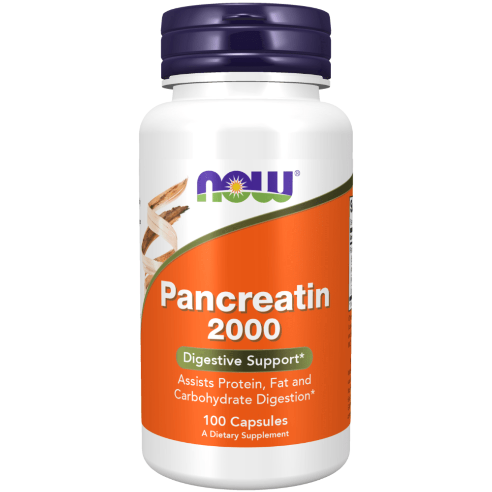 Now Pancreatin 10X 200mg